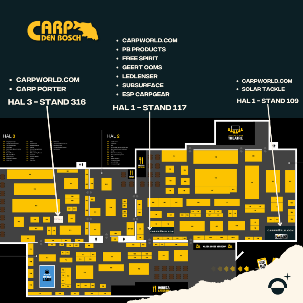 Carpworld aanwezig op Carp Den Bosch 2024